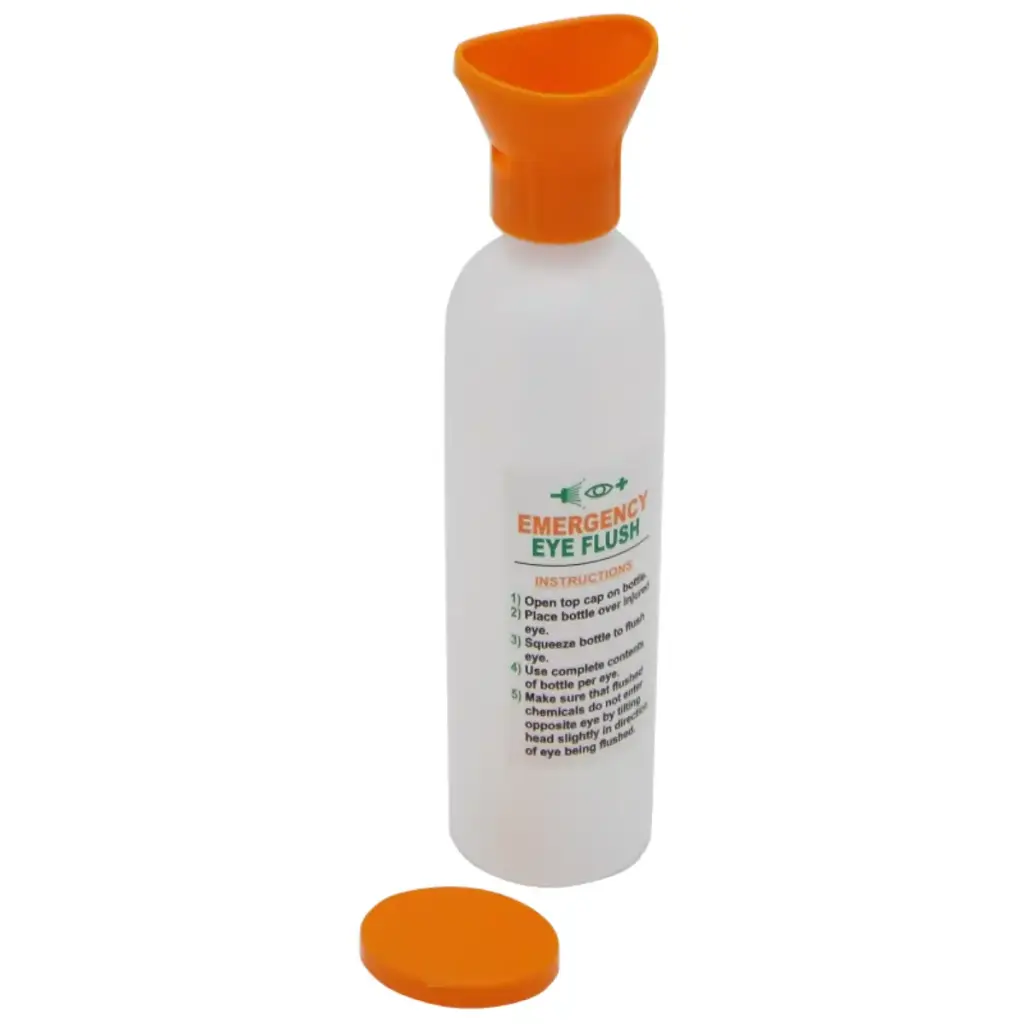 Emergency Eyewash Bottle – 250ml with Eye Bath Top
