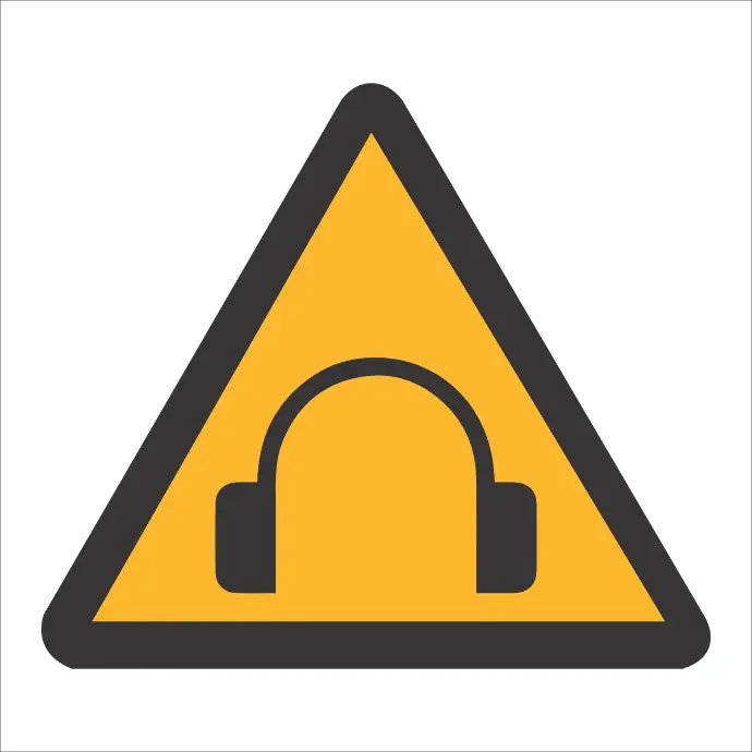 WW45 - SABS High noise level safety sign