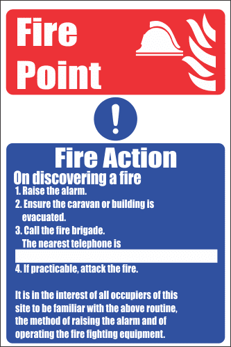 FR28 - Fire Point Safety Sign