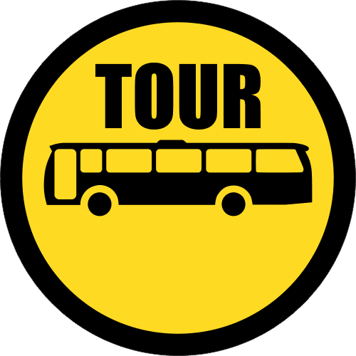TR129 - Temporary Tour Busses Only Road Sign