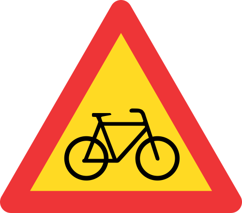 TW309 - Temporary Cyclists Road Sign