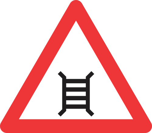 W317 - Motor Gate Road Sign
