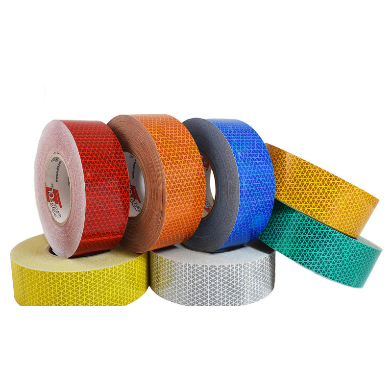 Vehicle Conspicuity Tape (Prismatic) - 50m Roll - White