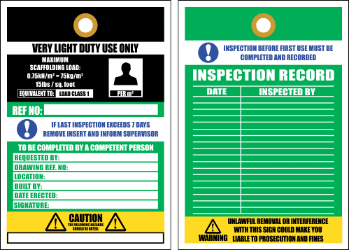 STS16 - Very Light Duty Use Tag