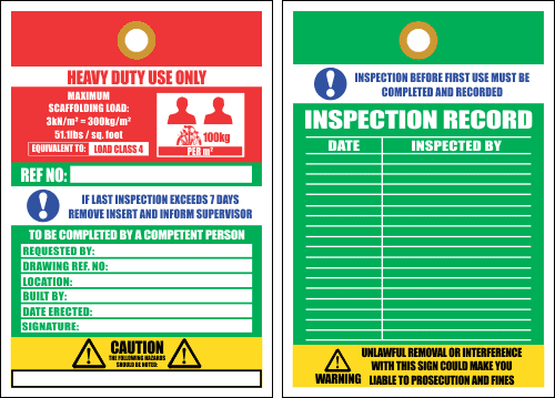 STS19 - Heavy Duty Use Tag