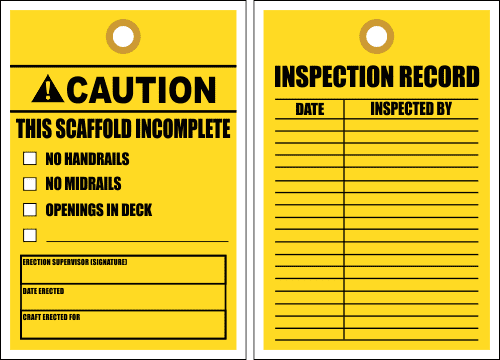 STC3 - Caution Check Incomplete Tag