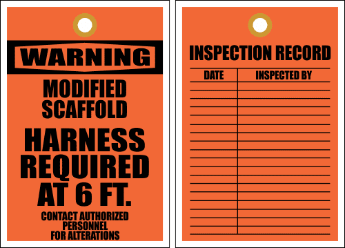 STC8 - Warning Modified Scaffold Tag