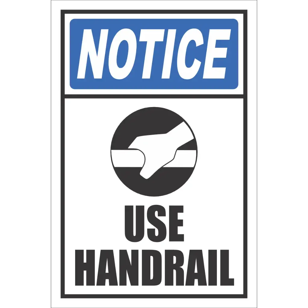 NT28 - Use Hand Rail Sign