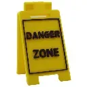 Danger Zone - Desk Floor Stand