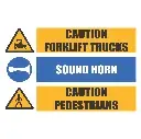 FLS13 - Forklift Caution Sign