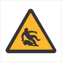 WW16 - SABS Slippery walking surface safety sign