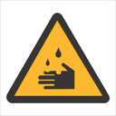 WW4 - SABS Corrosive hazard safety sign