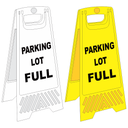 FS20 - Parking Lot Full A-Frame Floor Stand