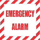 FR8 - Emergency Alarm Safety Sign