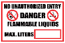 FR11 - No Unauthorized Entry Safety Sign