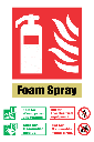 FR36 - Foam Spray Safety Sign