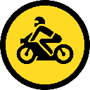 TR116 - Temporary Motorcycles Only Road Sign
