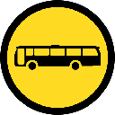 TR121 - Temporary Busses Only Road Sign