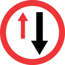 R6 - Yield To Oncoming Traffic Road Sign