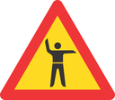 TW304 - Temporary Traffic Control Ahead Road Sign