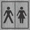 C-T29 - Unisex Toilet Sign