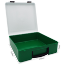 Plastic Suitcase (Green/White) - First Aid Box
