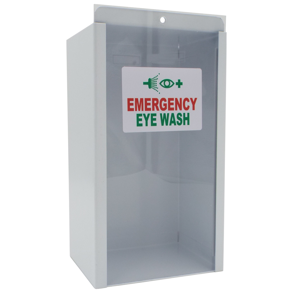 Eye Wash Station - Metal Box - Complete - Distilled Water