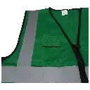 Green Reflective Vest with Pockets