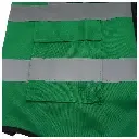 Green Reflective Vest with Pockets