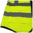 Lime Reflective Vest with Pockets