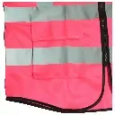 Pink Reflective Vest with Pockets