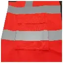 Red Reflective Vest with Pockets