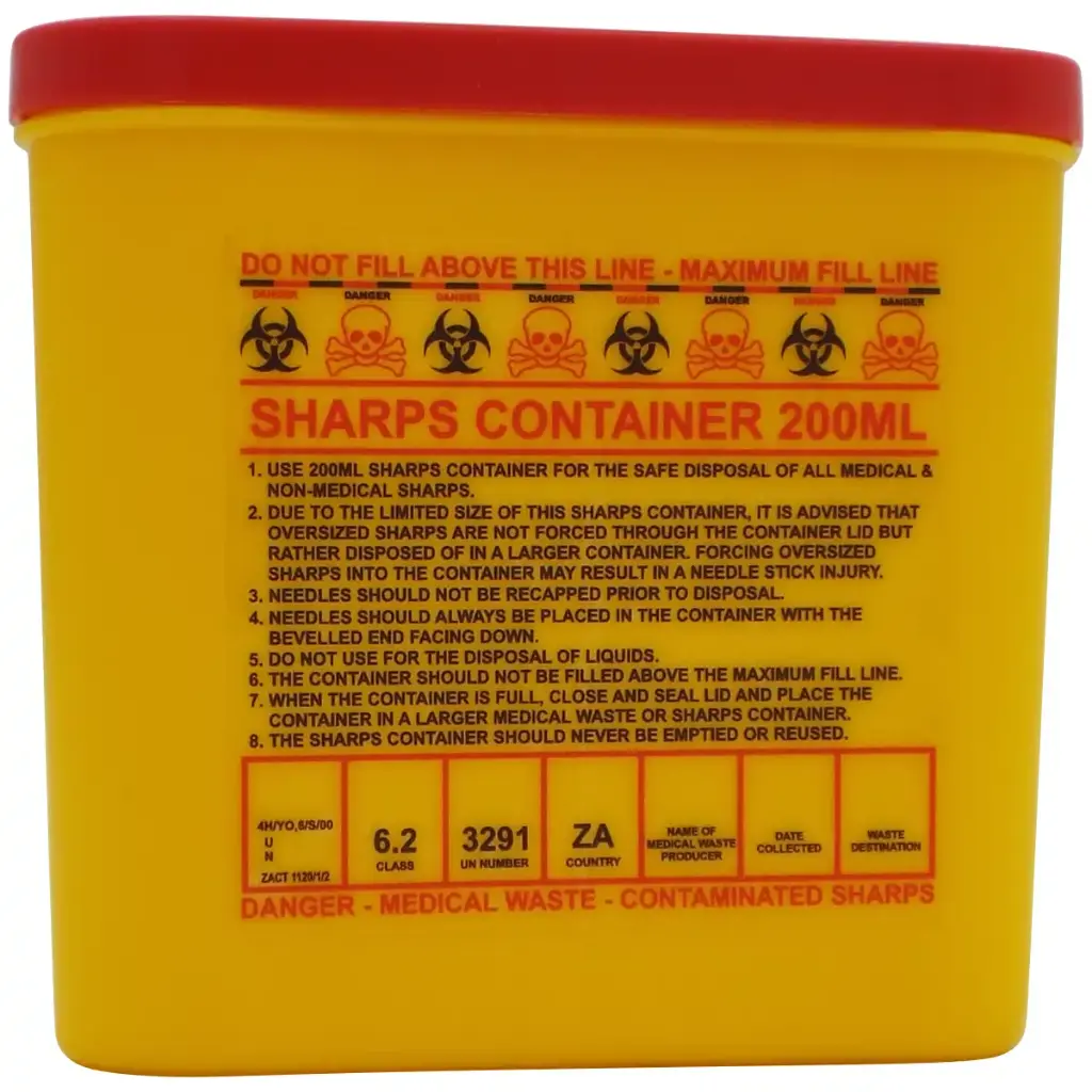 200ml Sharps Container