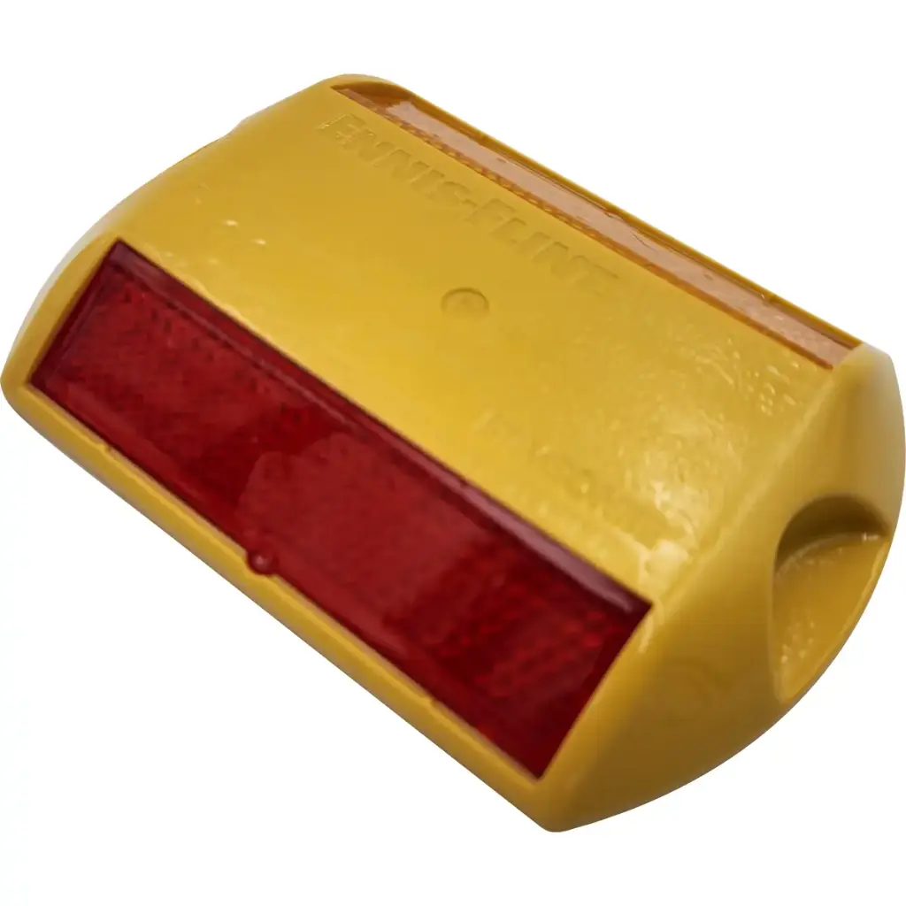 Road Stud C80 Yellow/Red (Cat Eyes)