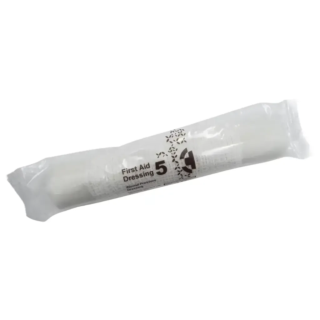 First Aid Dressing (FAD) No. 5 – Sterile Wound Dressing Pad for Emergency Care & Compliance