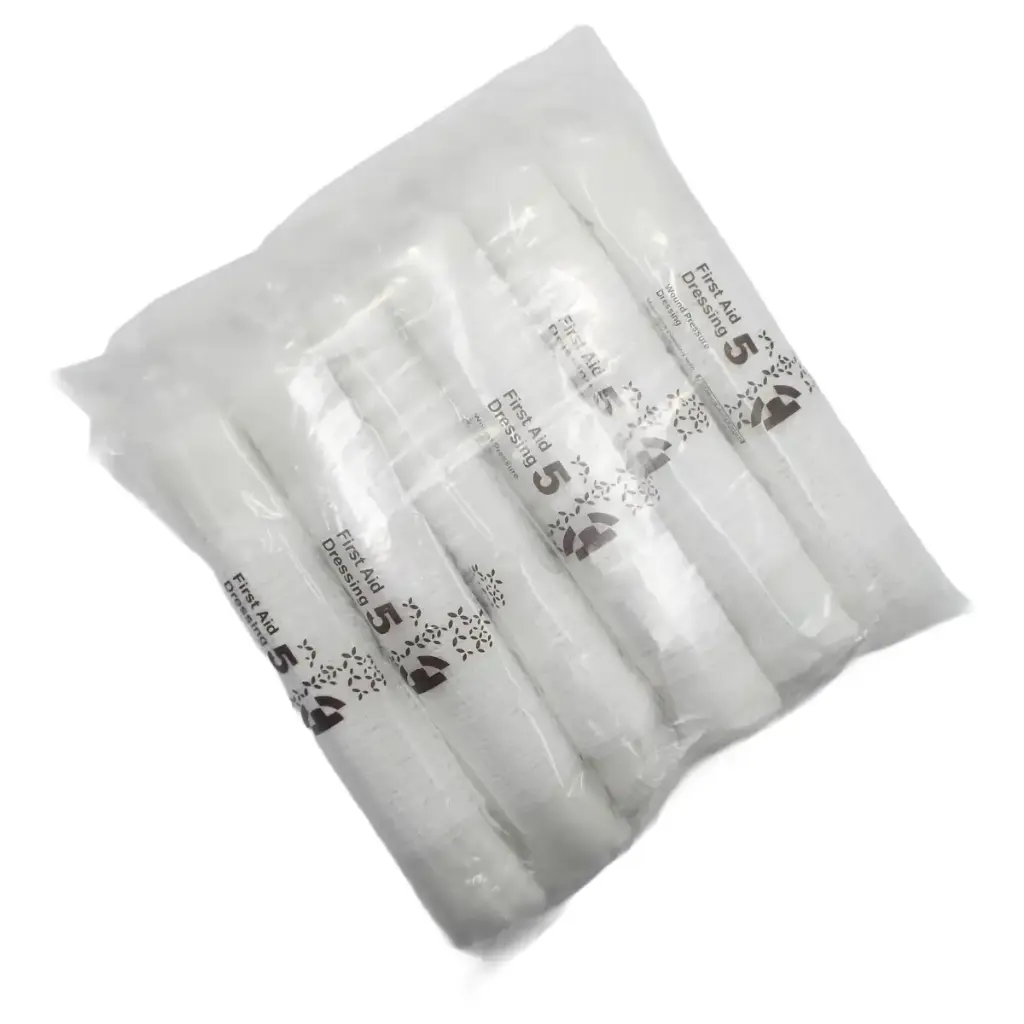 First Aid Dressing (FAD) No. 5 – Sterile Wound Dressing Pad for Emergency Care & Compliance