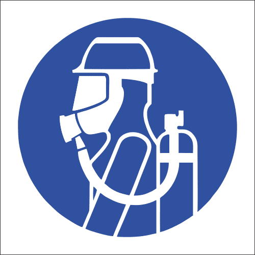 MA17 - Breathing Apparatus Safety Sign