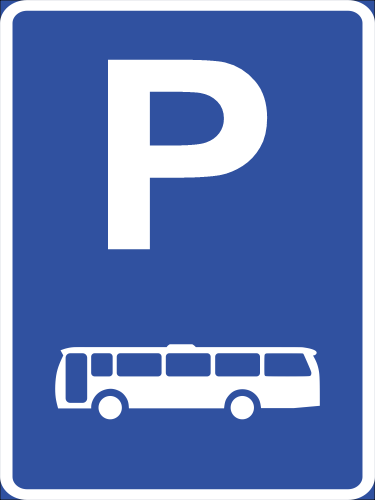 R301-P - Bus Parking Road Sign