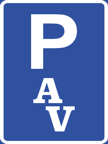 R317-P - Abnormal Vehicle Parking Reservation Road Sign