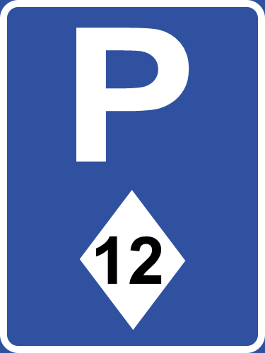 R320-P - High Occupancy Vehicle Parking Reservation Road Sign