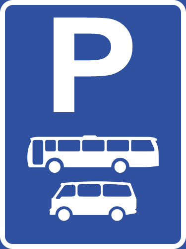 R327-P - Bus & Mini-Bus Parking Reservation Road Sign