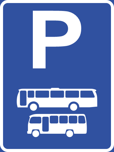 R330-P - Bus & Midi-Bus Parking Reservation Road Sign