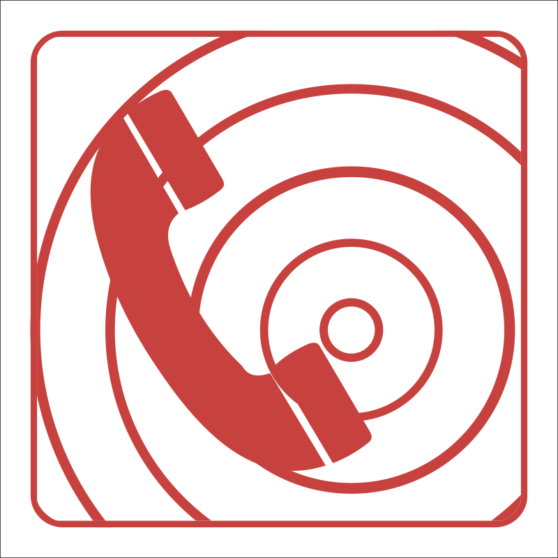 FB7 - SABS Fire telephone safety sign