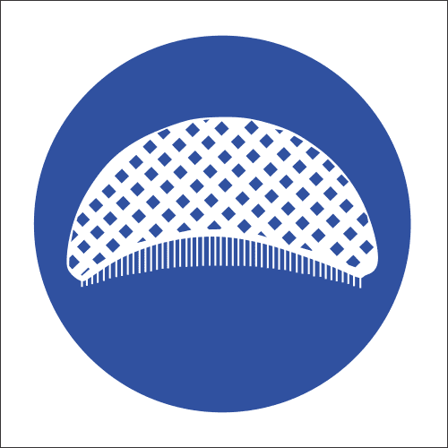 MV26 - Hair Net Safety Sign