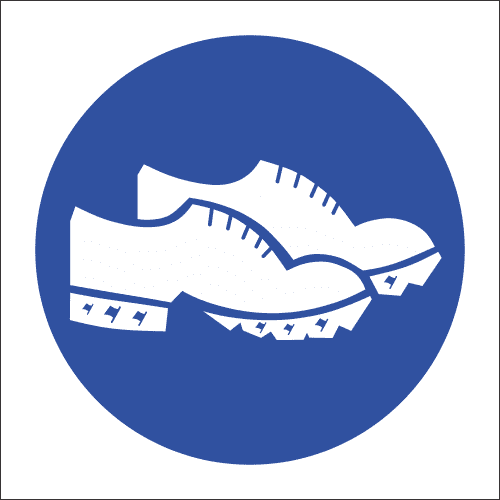 MV27 - Conductive Shoes Safety Sign