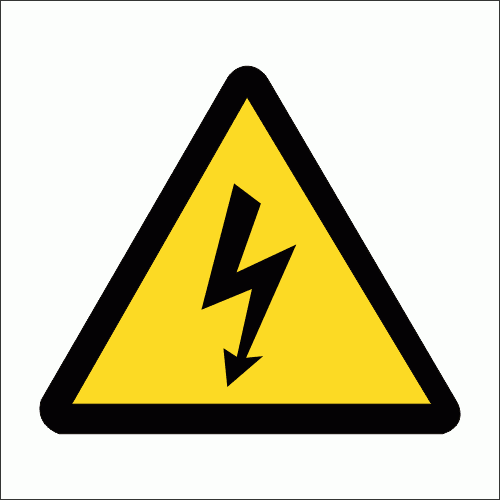 EL1 - Electrical Shock Hazard Sign