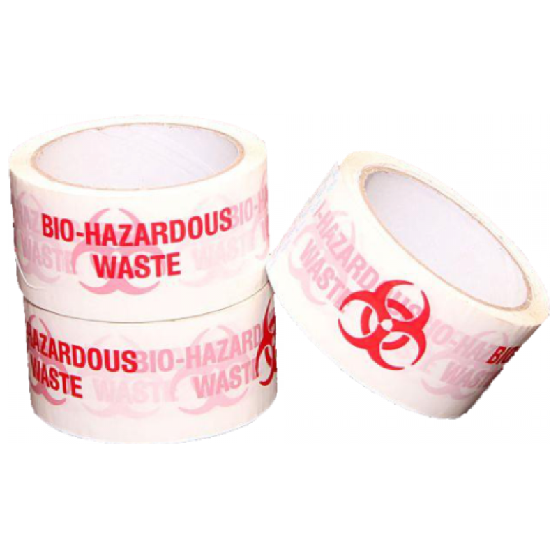 Bio-Hazardous Waste Adhesive Tape