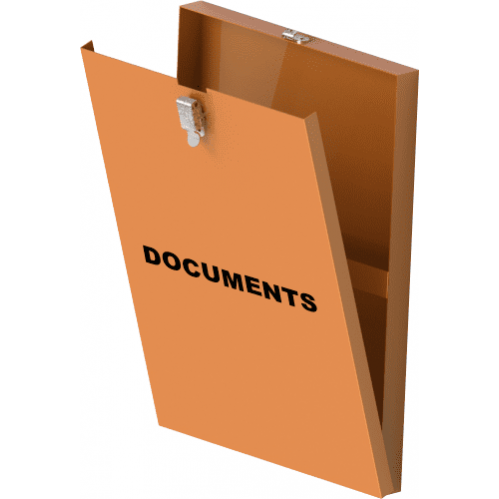 HZ - Holder - Hazchem - Document Holder - Metal