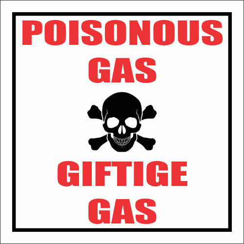 PO2 - Poisonous Gas Sign