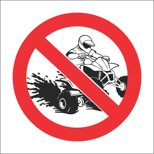 PR14 - No Quad bike Sign